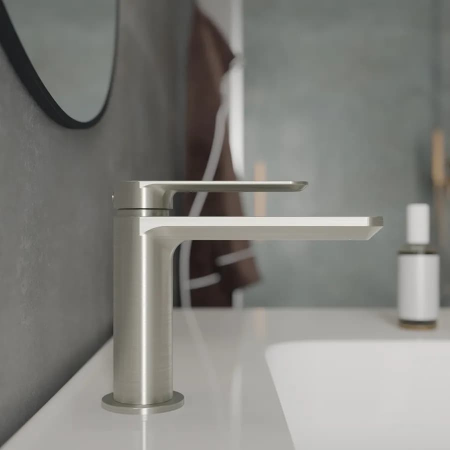 Miscelatore lavabo in ottone spazzolato – Fusion