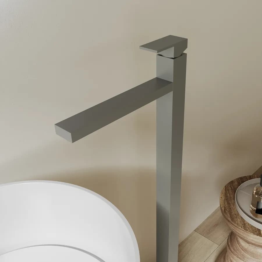 Miscelatore lavabo lavabo freestanding fango - Kyria