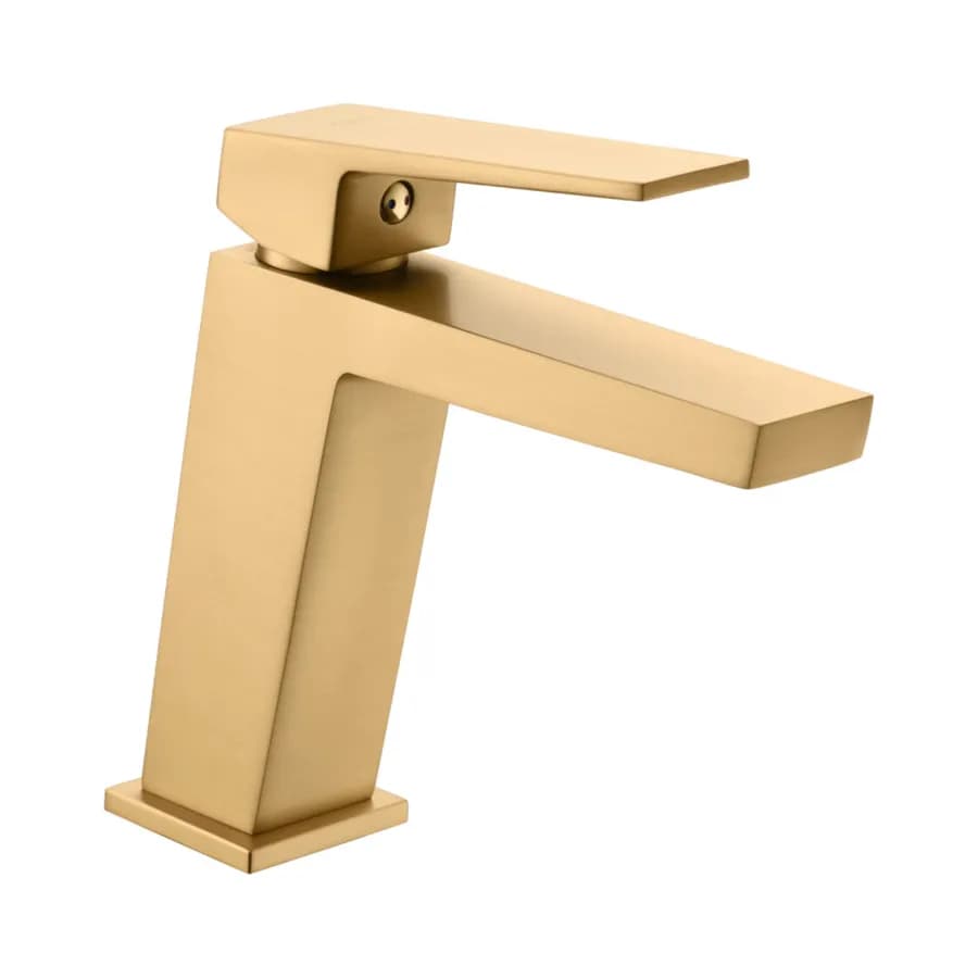Miscelatore lavabo oro spazzolato - Forg