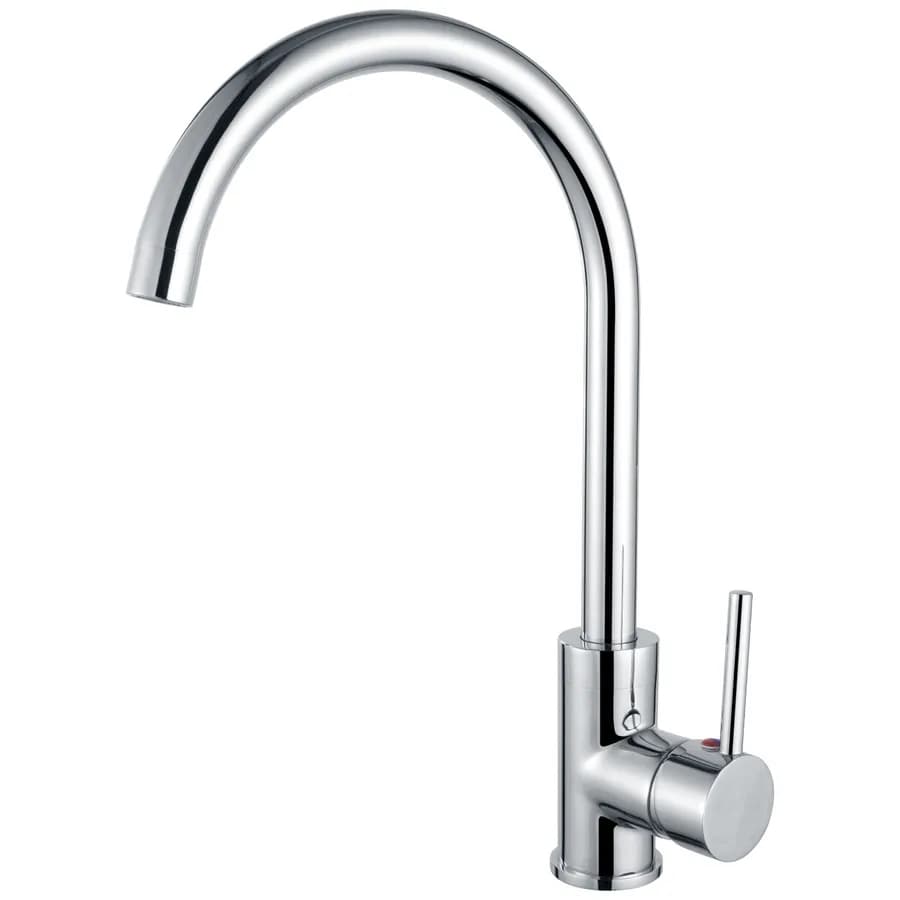 Miscelatore lavello cromato con leva - React