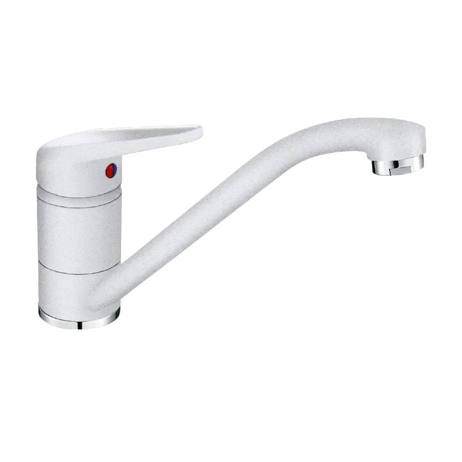 Miscelatore lavello Franke bianco con canna girevole 360° - Novara Plus