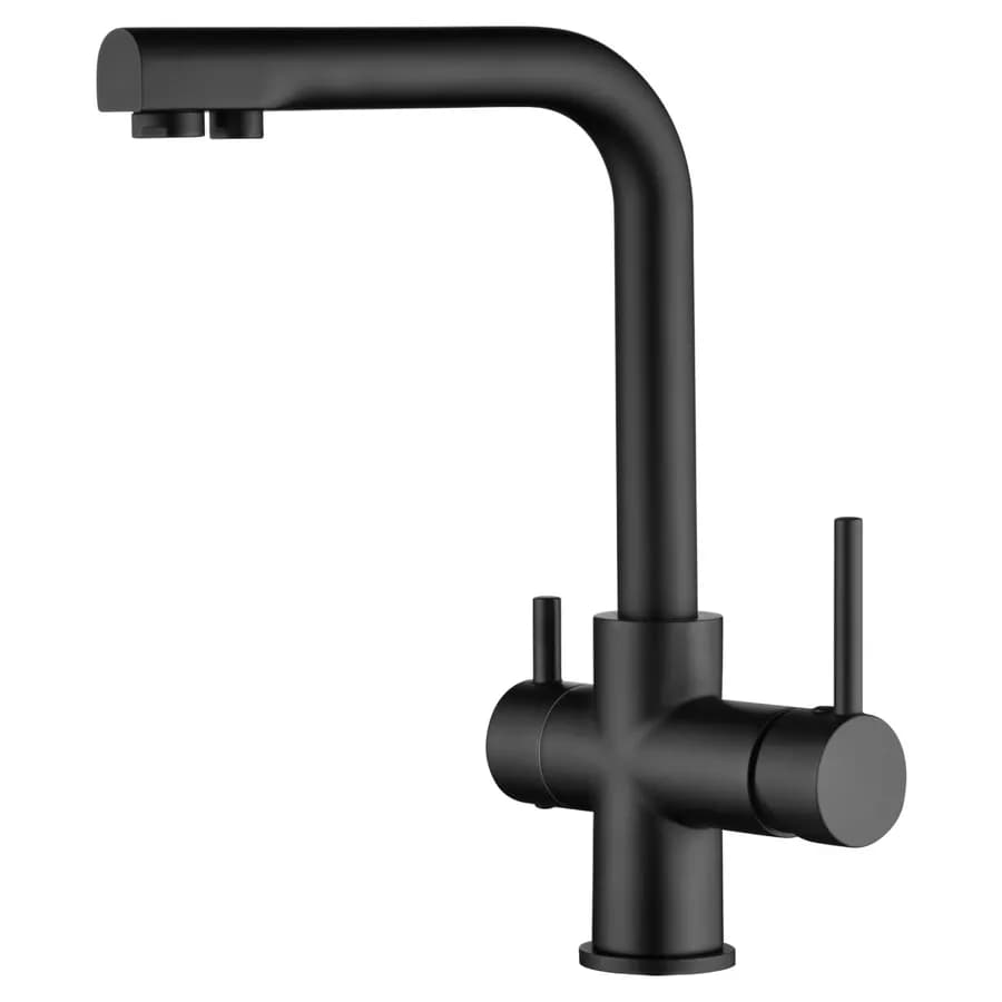 Miscelatore lavello nero opaco 2 getti - Rift