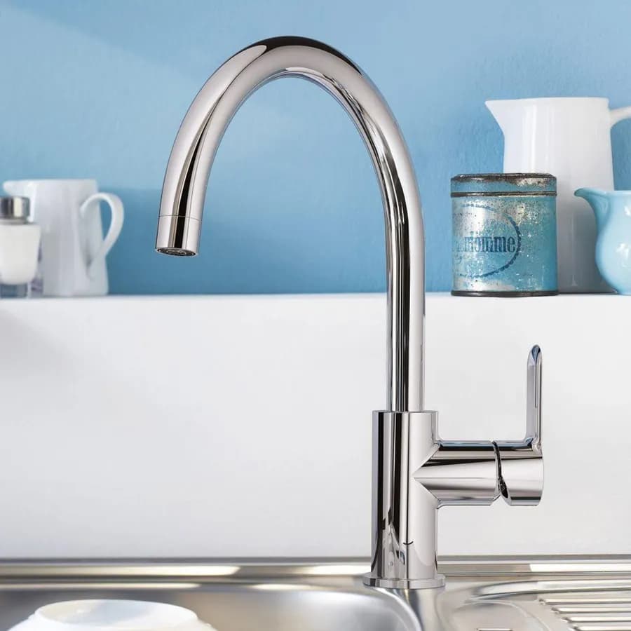 Miscelatore monocomando per lavello Grohe Bau Edge