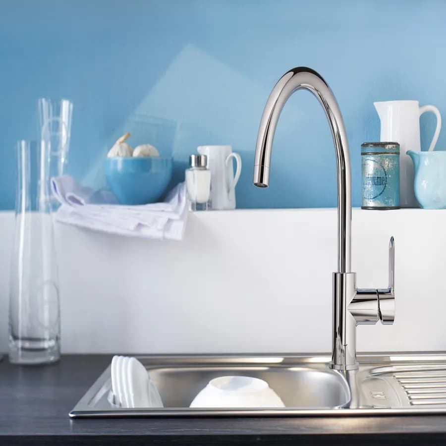 Miscelatore monocomando per lavello Grohe Bau Edge