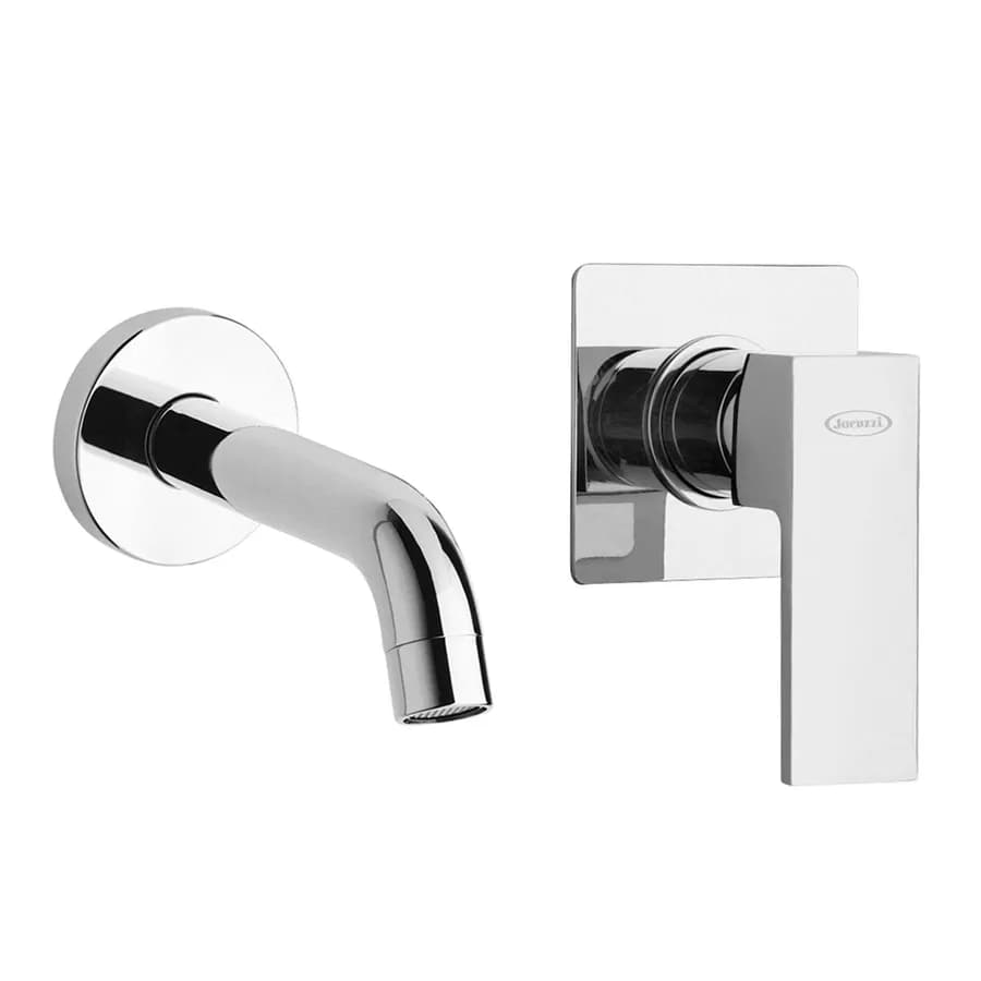 Miscelatore lavabo a muro bocca 14 cm cromato Crux di Jacuzzi - Rubinetteria