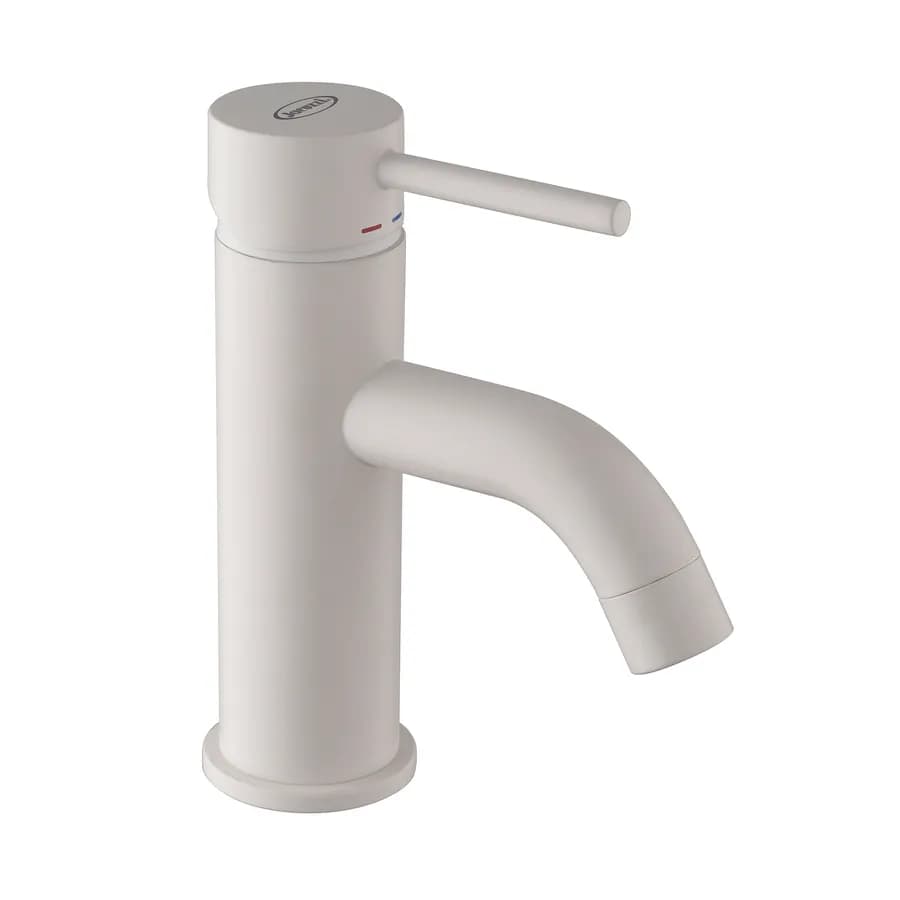 Miscelatore per lavabo ottone bianco opaco Gun di Jacuzzi - Rubinetteria