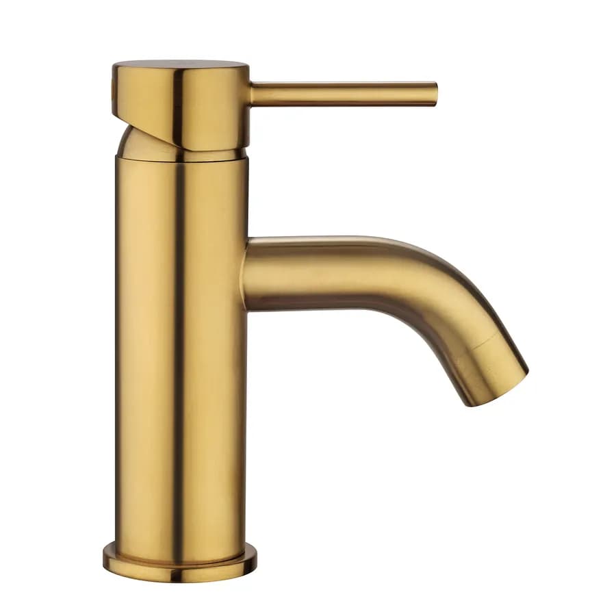 Miscelatore lavabo in ottone oro Gun di Jacuzzi - Rubinetteria