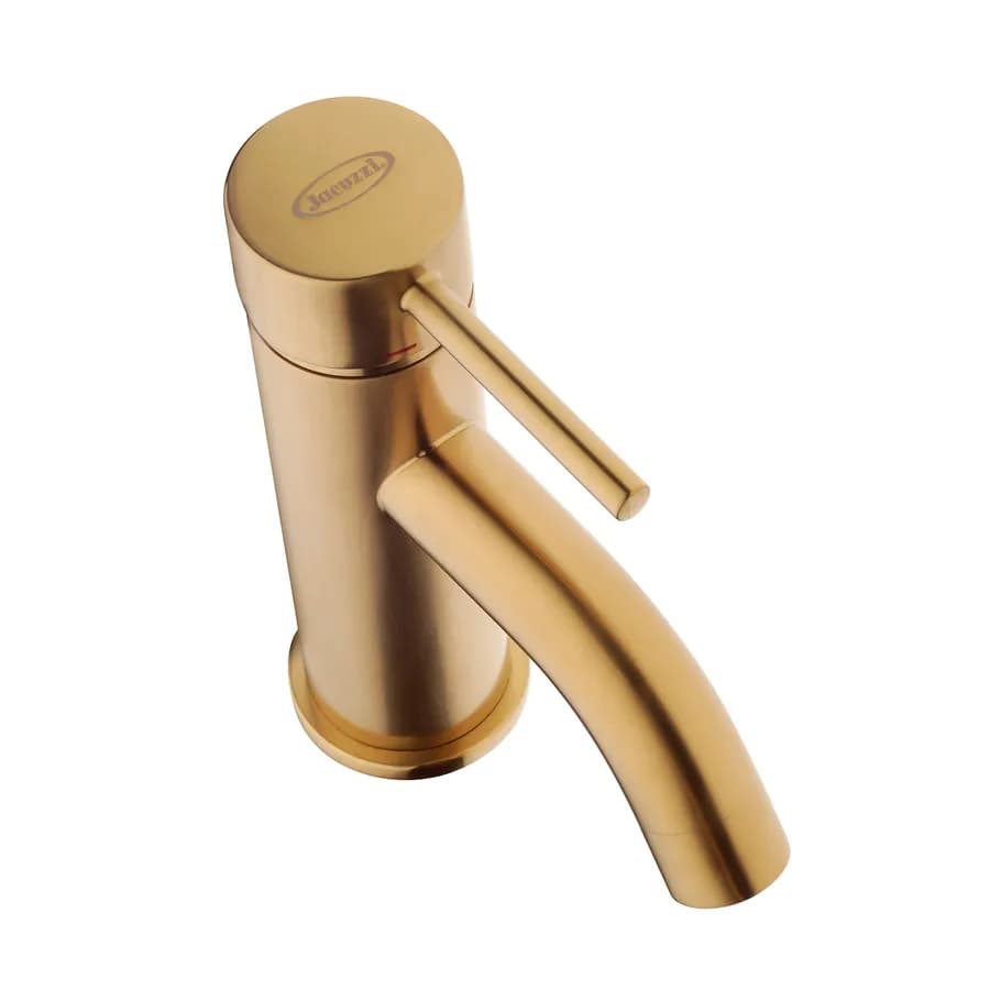Miscelatore lavabo in ottone oro Gun di Jacuzzi - Rubinetteria