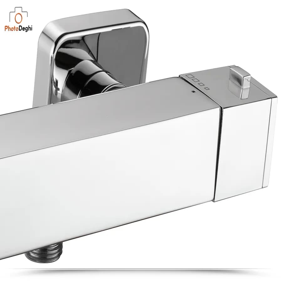 Miscelatore termostatico forma cubica per doccia senza flessibile Huber Cube