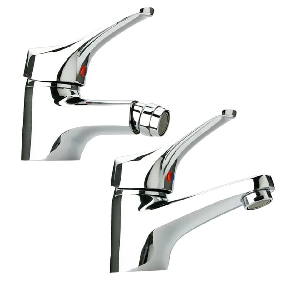 Miscelatori da bagno Paini Pilot per lavabo e bidet con scarico automatico