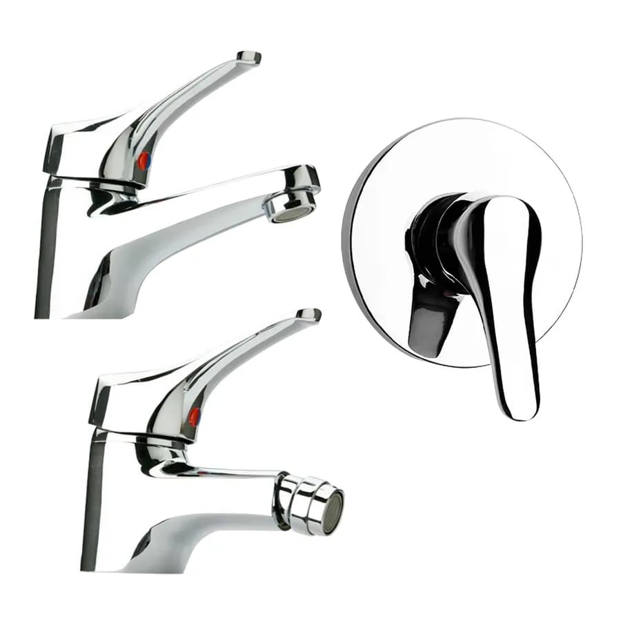 Miscelatori Paini Pilot lavabo bidet e incasso doccia