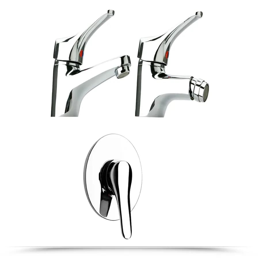 Miscelatori Paini Pilot lavabo bidet e incasso doccia