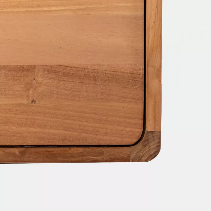 Mobile bagno sospeso 145 cm in teak naturale - Arborea