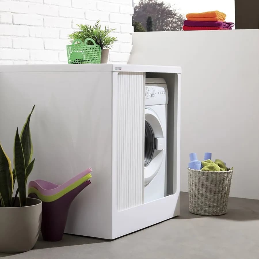 Mobile box coprilavatrice Colavene Lavacril 72x68x91h cm con serranda laterale