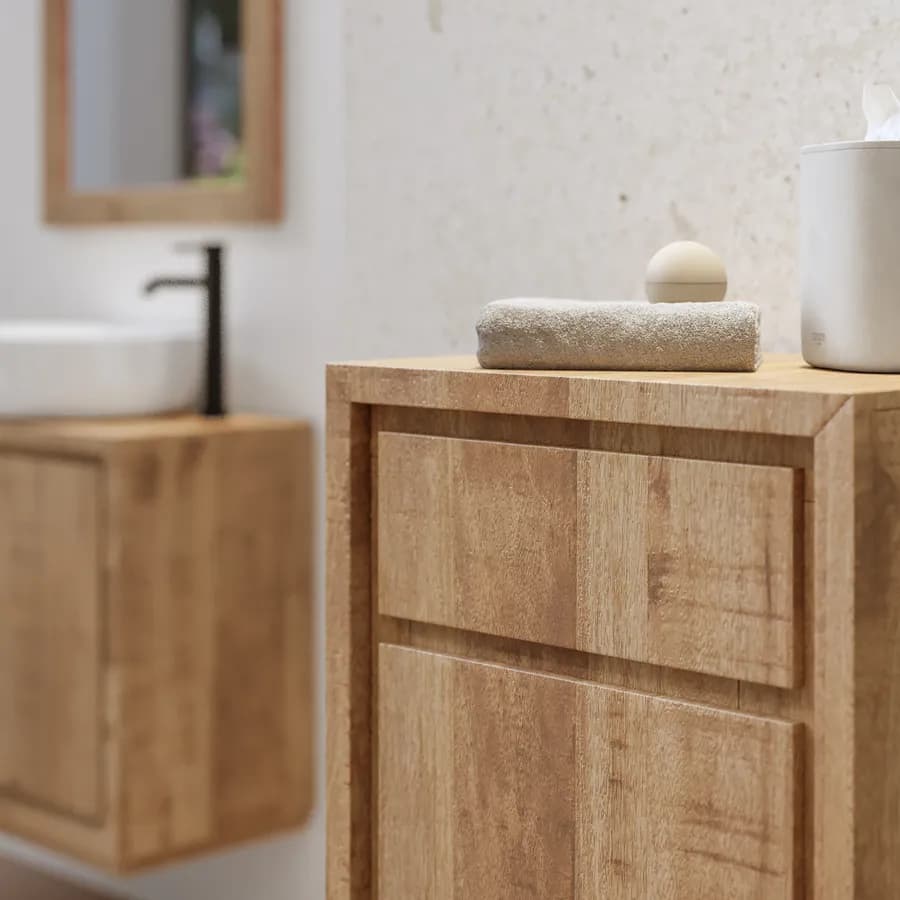 Mobile contenitore 45 x 90 cm mango naturale - Jaiden