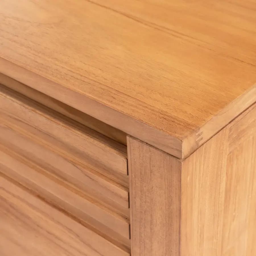 Mobile da bagno sospeso 120 cm in teak - Azul