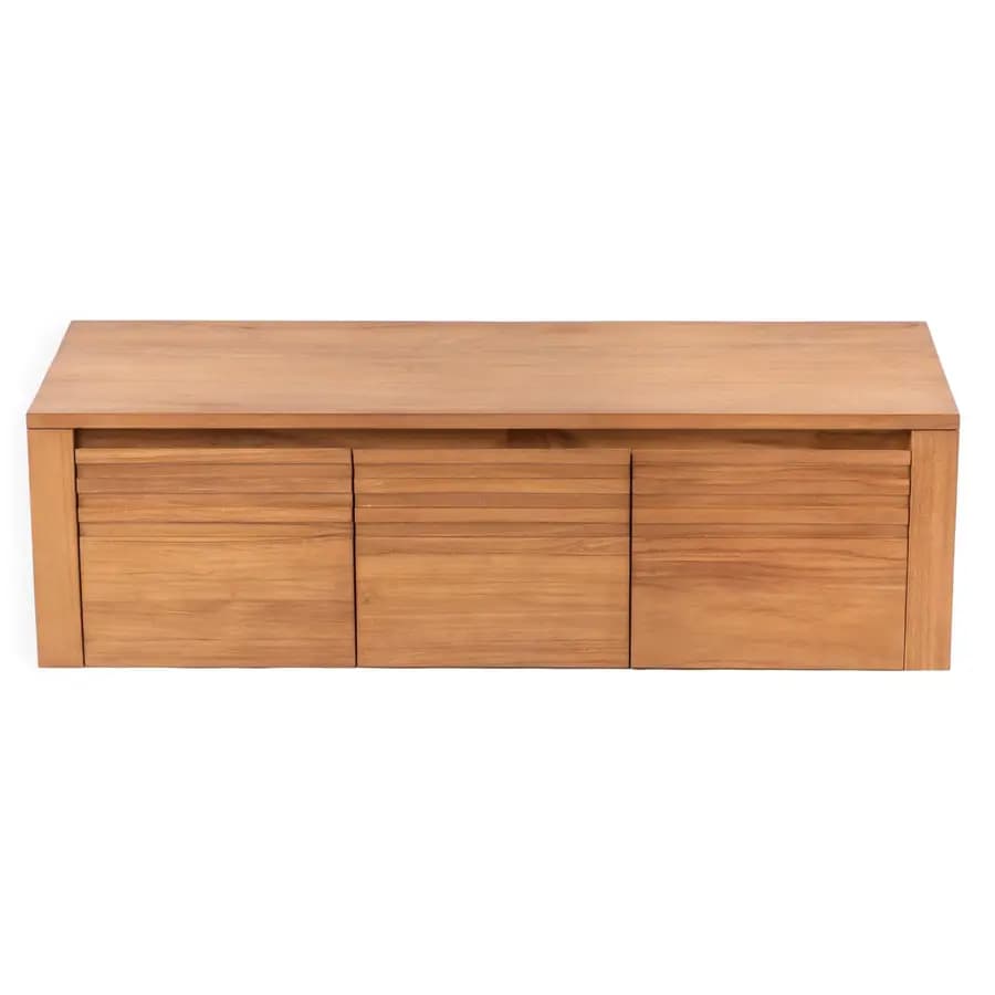 Mobile da bagno sospeso 120 cm in teak - Azul