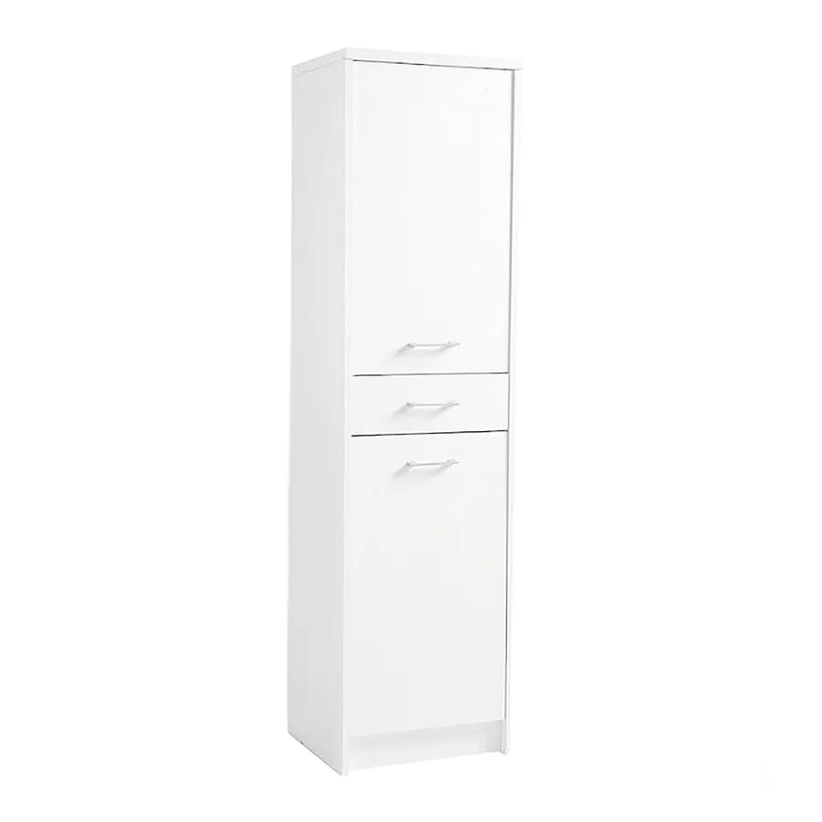 Mobile Domestica Colavene 45x38x170h cm con cassetto e ante a SX tela bianco