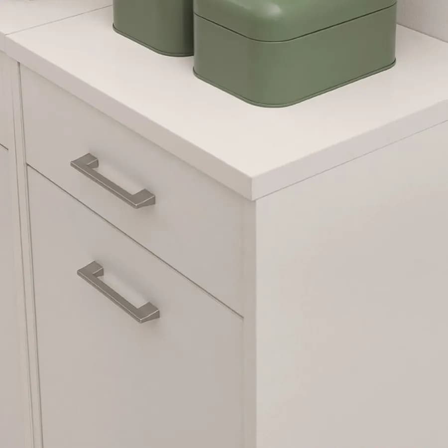 Mobile Domestica Colavene con anta dx e cassetto 45x38x85 tela bianco