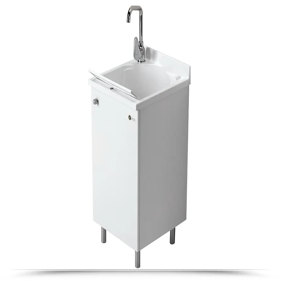 Mobile lavatoio 45x50 cm Montegrappa con anta a destra e asse lavabo