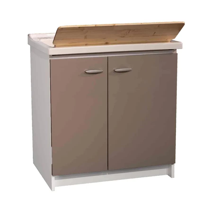 Mobile lavatoio doppia anta tortora Acqua Marella 83x60x87h cm Montegrappa