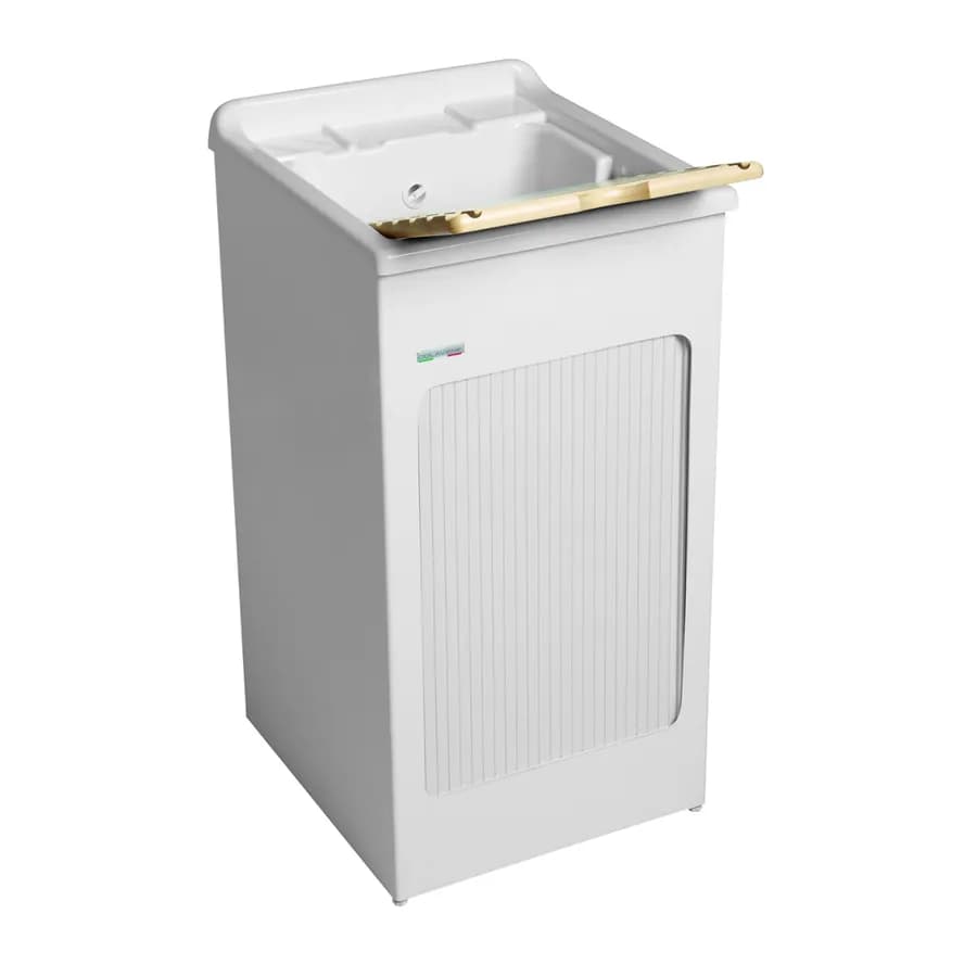 Mobile lavatoio Lavacril Colavene 45x50x87h cm con serranda laterale e vasca in ABS