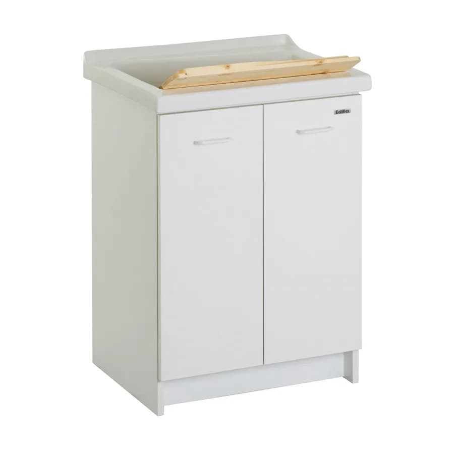 Mobile lavatoio lavello ceramica 2 ante Acqua Edilla Montegrappa 63x50x87 cm