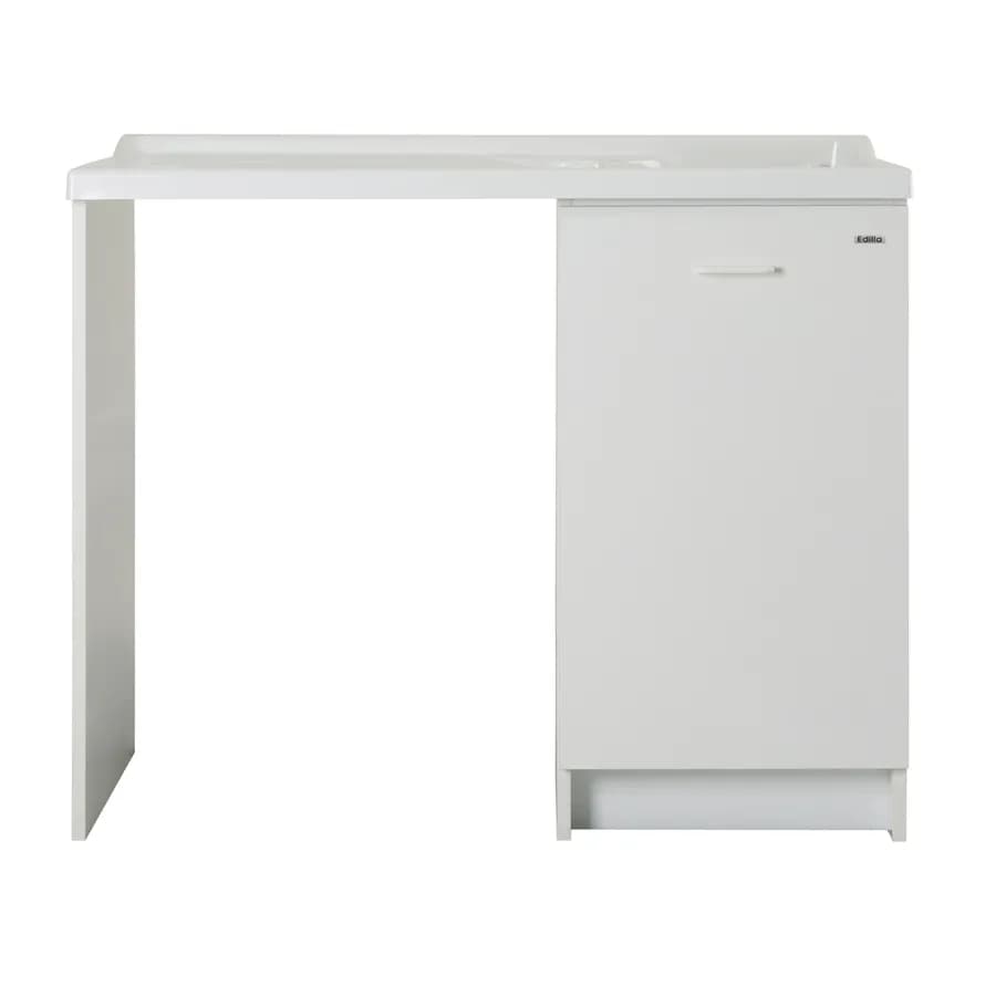 Mobile Montegrappa coprilavatrice sinistro + lavatoio a destra linea Edilla 109x60x89h cm