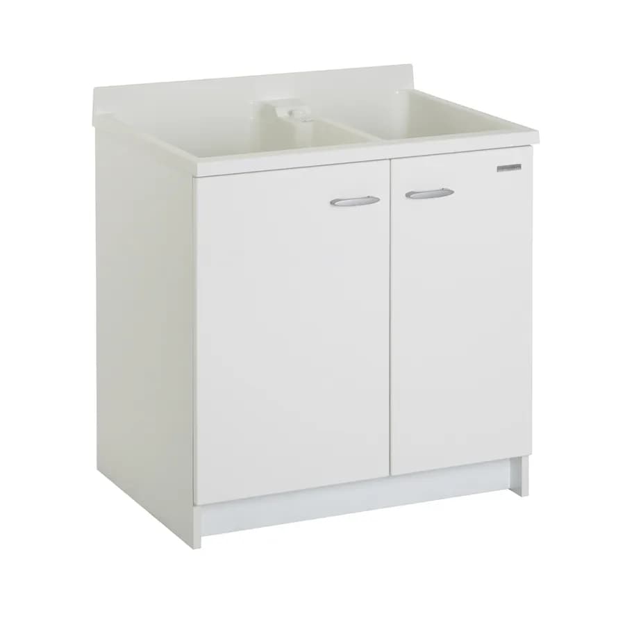 Mobile Montegrappa lavatoio linea Marella vasca termoplastica mobile doppia anta cm 80x60x85 h