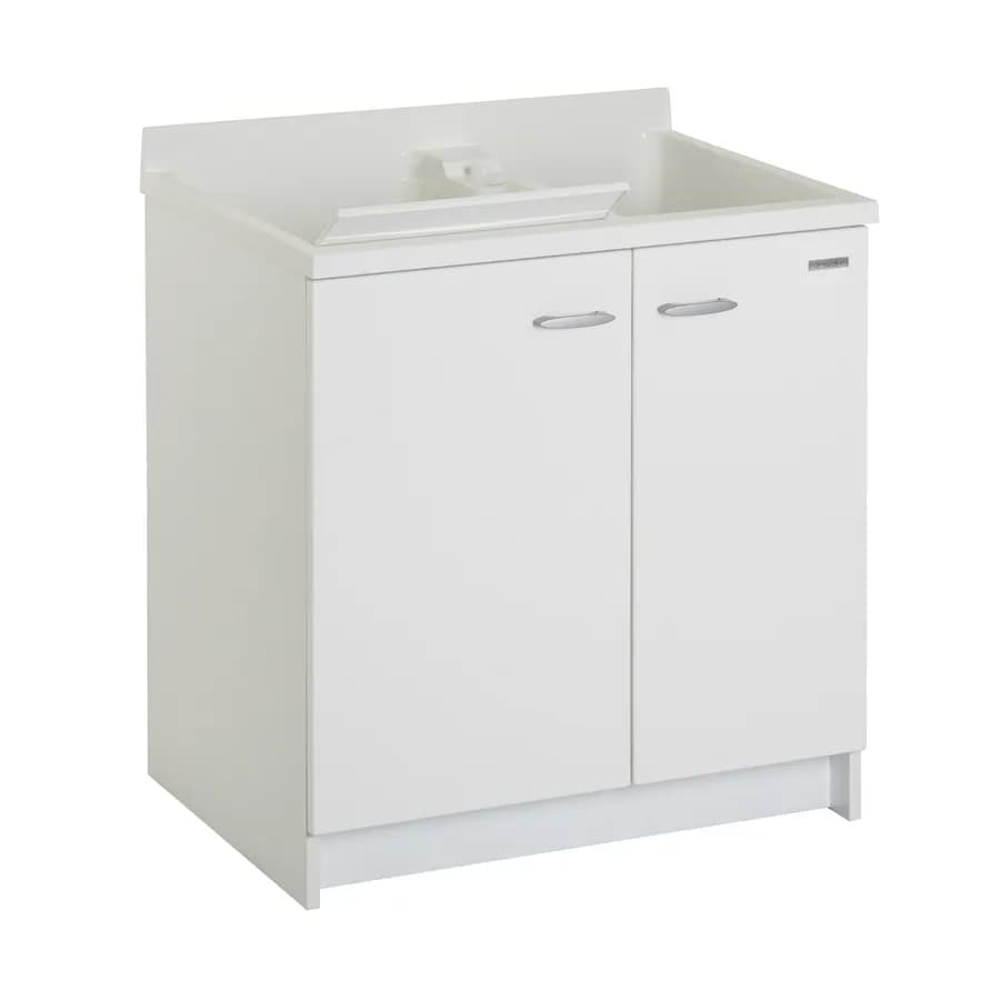 Mobile Montegrappa lavatoio linea Marella vasca termoplastica mobile doppia anta cm 80x60x85 h