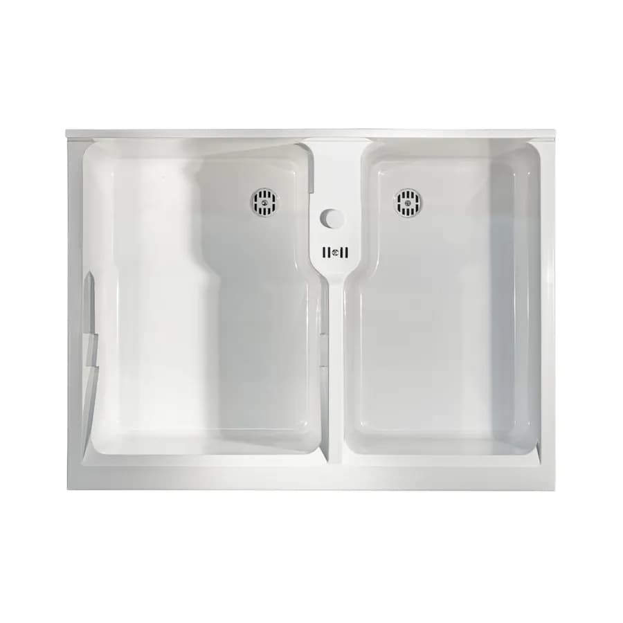 Mobile Montegrappa lavatoio linea Marella vasca termoplastica mobile doppia anta cm 80x60x85 h