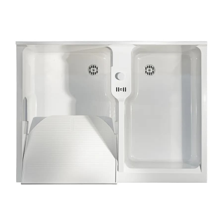 Mobile Montegrappa lavatoio linea Marella vasca termoplastica mobile doppia anta cm 80x60x85 h