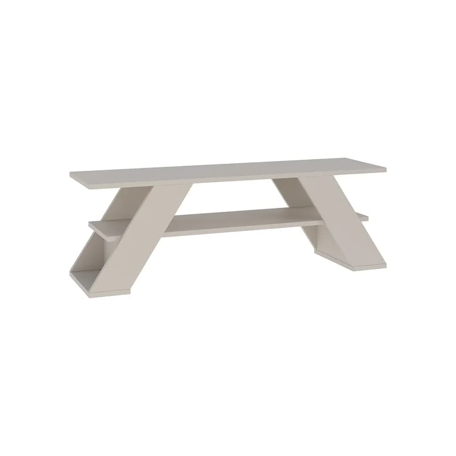 Mobile porta tv 120x40h cm in legno cashmere - Kantiko