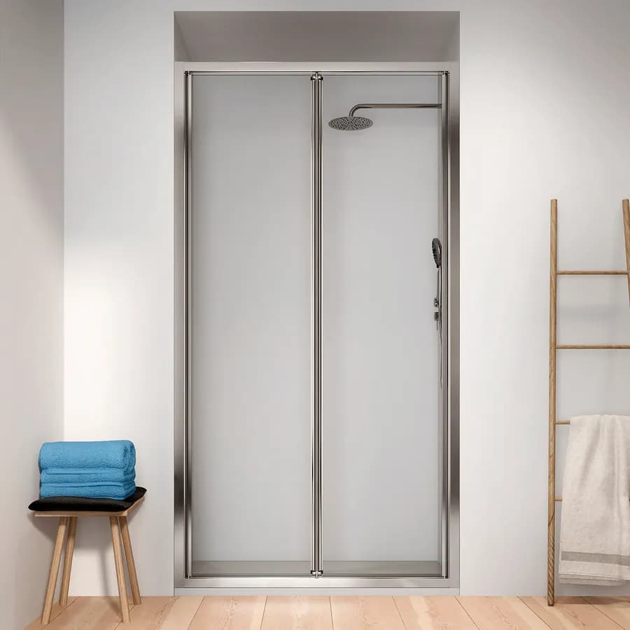 Nicchia doccia 100 cm a soffietto anticalcare trasparente 195h - Sofy
