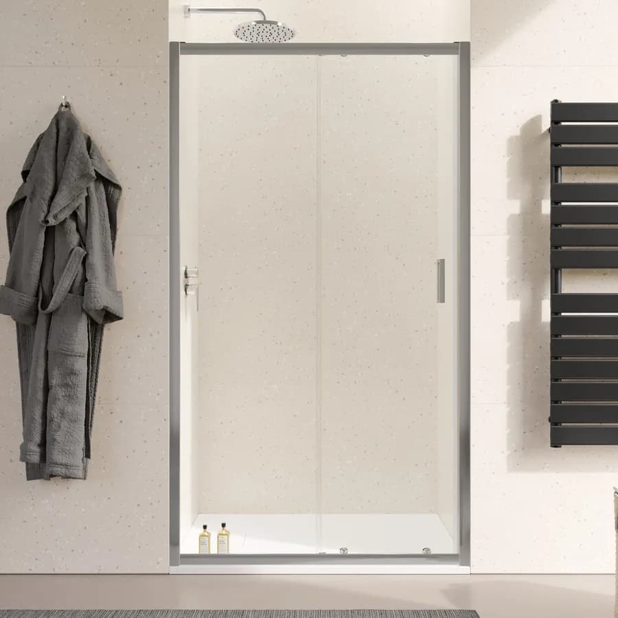 Nicchia doccia 110 cm scorrevole vetro temperato 6mm trasparente 185h - Young