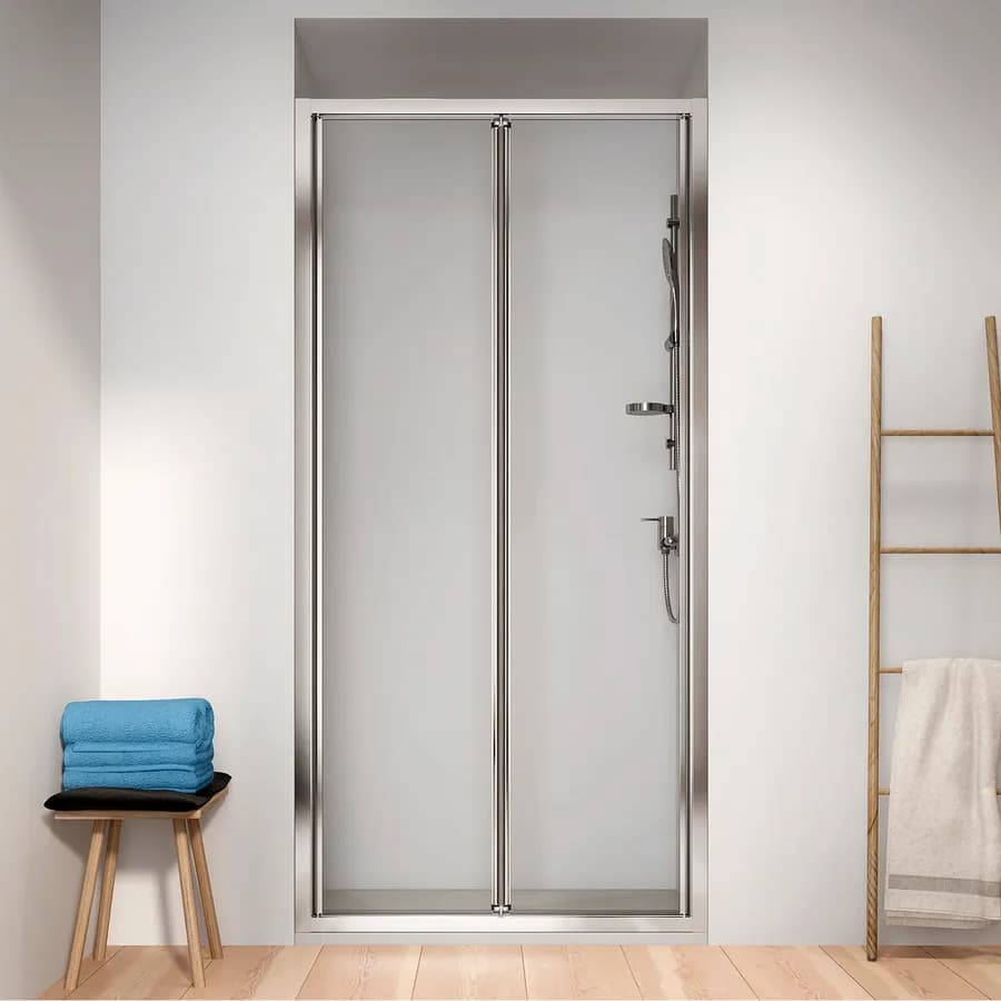 Nicchia doccia 70 cm a soffietto anticalcare trasparente 195h - Sofy