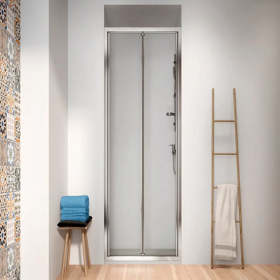 Nicchia doccia 70 cm a soffietto anticalcare trasparente 195h - Sofy