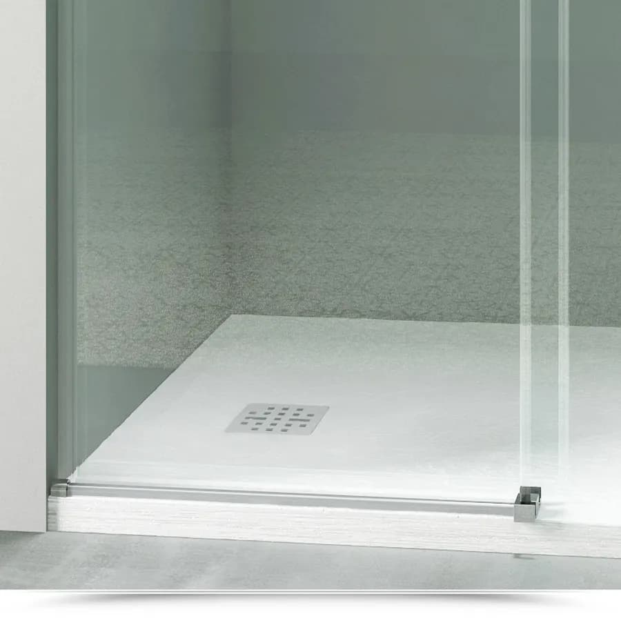 Box doccia nicchia 160 cm scorrevole in cristallo trasparente e profilo cromo 200h - Helios