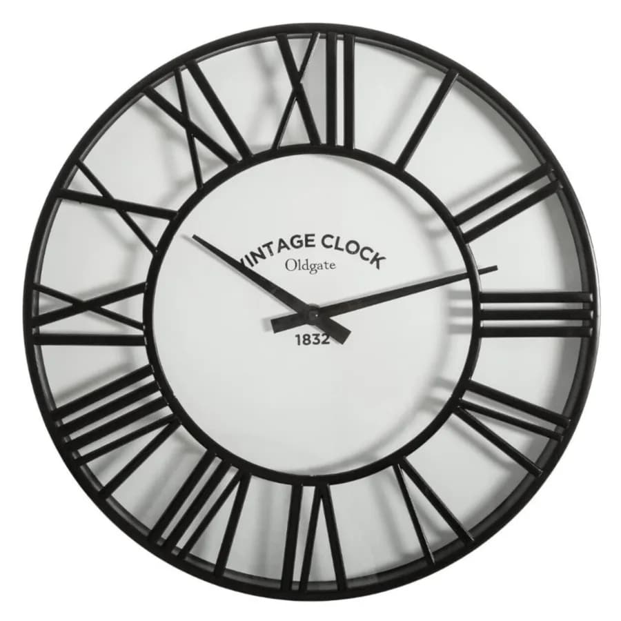 Orologio da parete rotondo 35 nero
