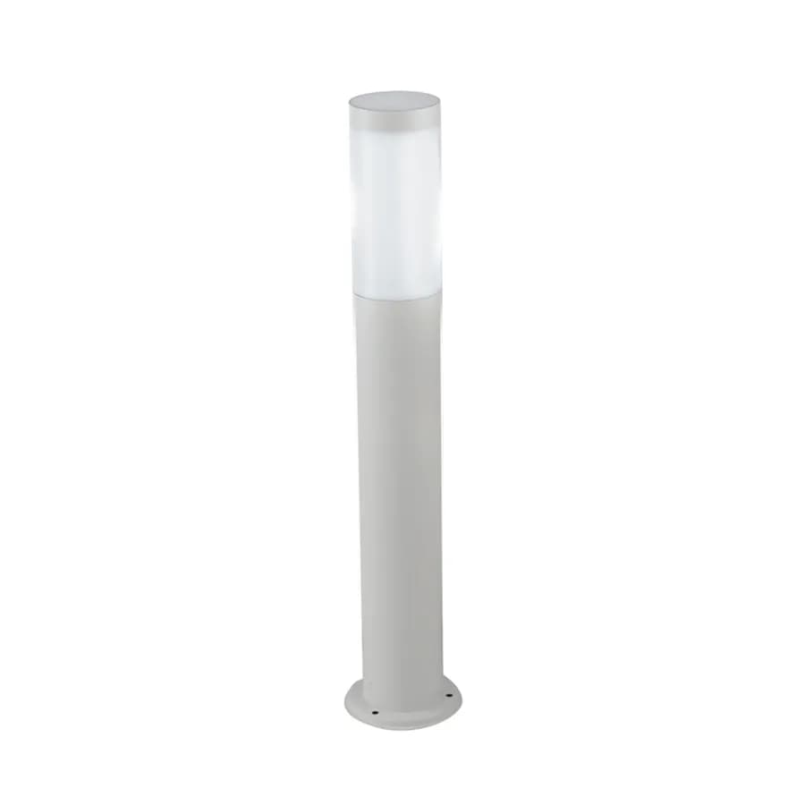 Paletto tubolare 11,5x70h cm in acciaio inox bianco