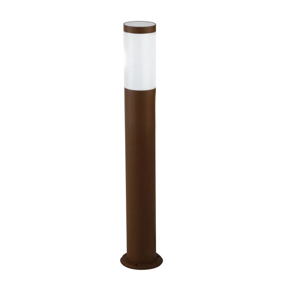 Paletto tubolare 11,5x70h cm in acciaio inox bronzo