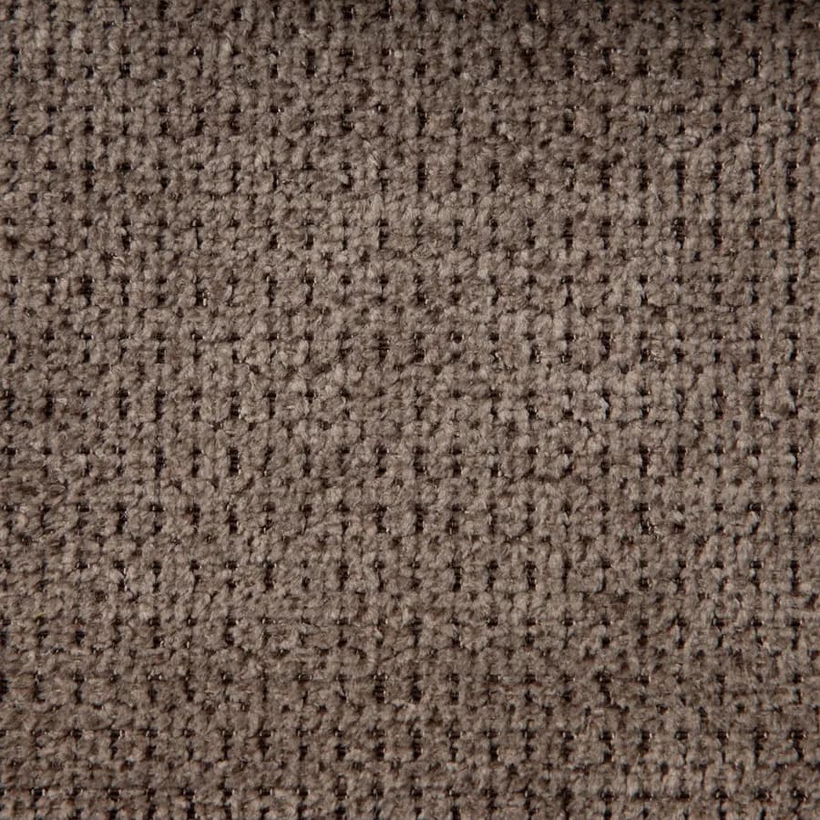 Panca imbottita 110x45 cm in tessuto effetto maglia cacao - Ticus