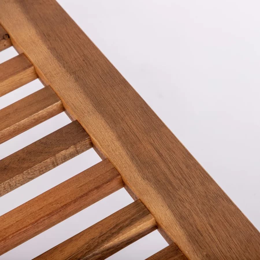 Panchina 3 posti in acacia 150 cm con braccioli - Paja