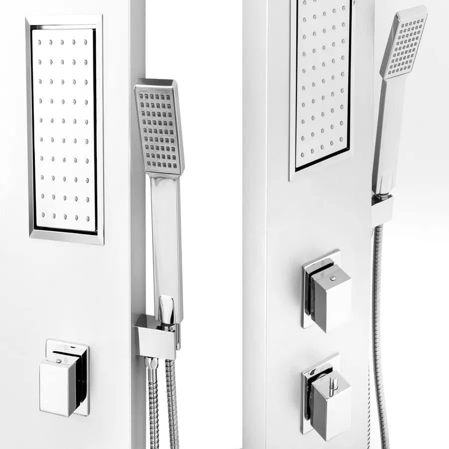 Pannello doccia termostatico idromassaggio multigetto acciaio inox - Denver