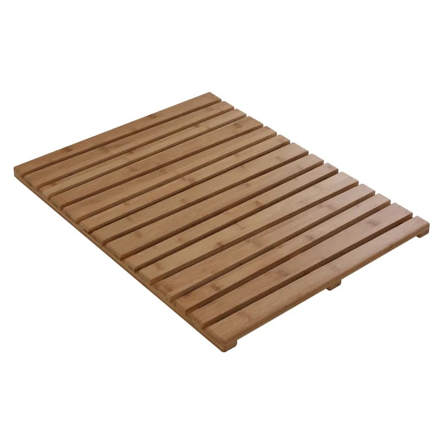 Pedana doccia 54 x 68 cm rigida in bambù