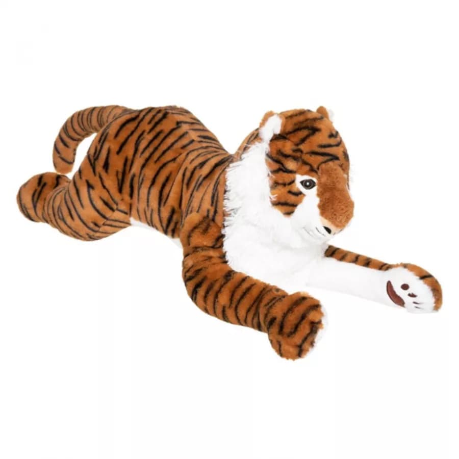 Peluche 77 cm a forma di tigre in velluto multicolore - Kids