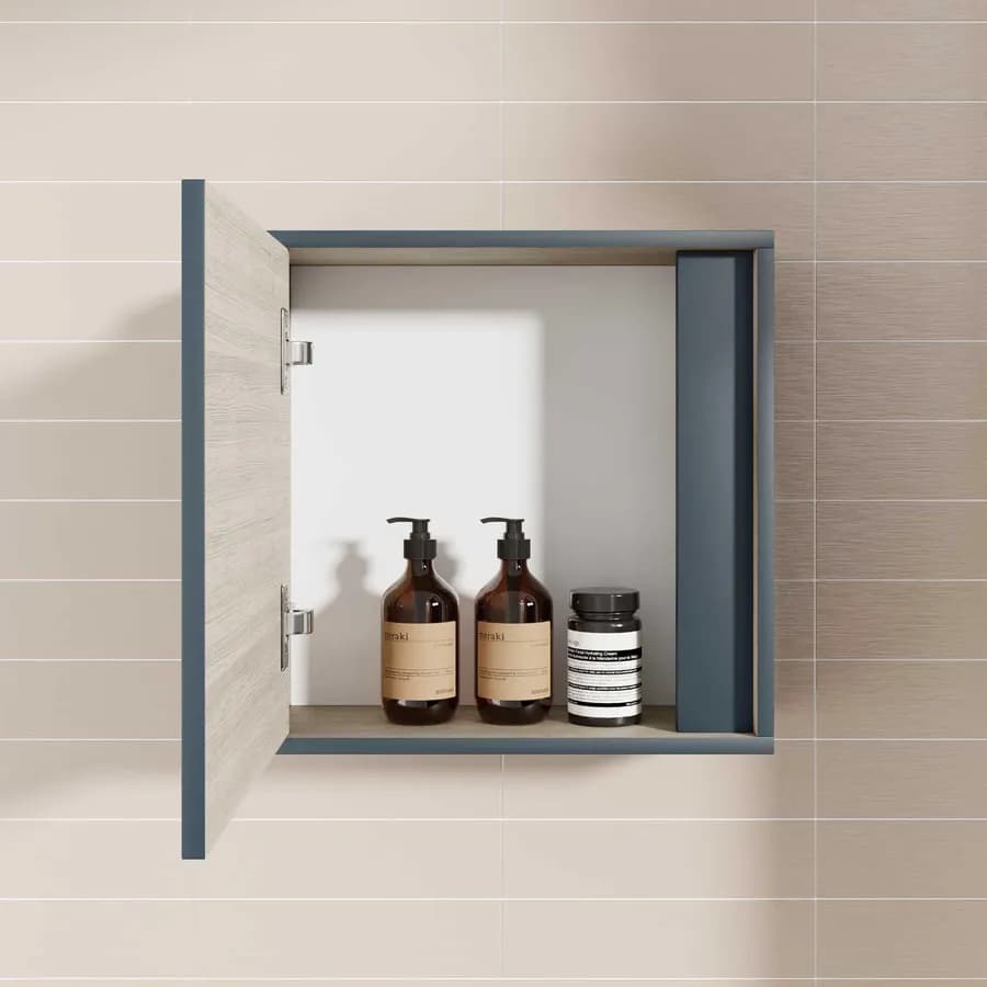 Pensile bagno sospeso oceano opaco 45 cm salvaspazio