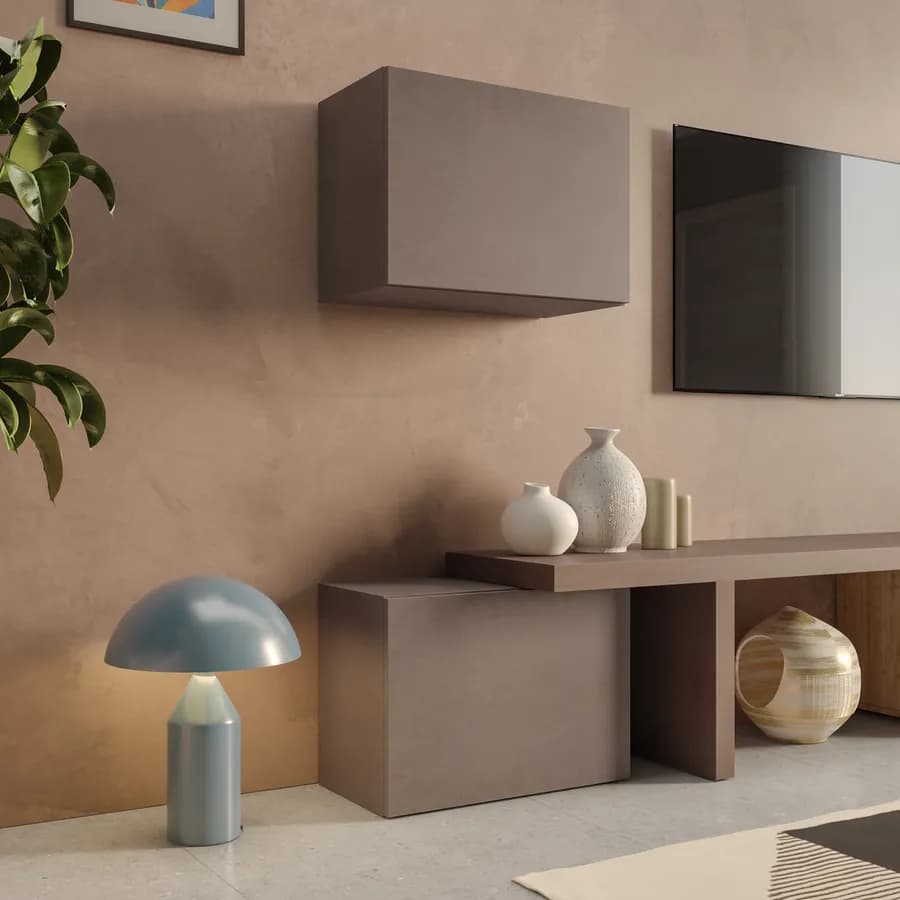 Modulo da terra 55x40h cm bronzo con anta reversibile - Clary