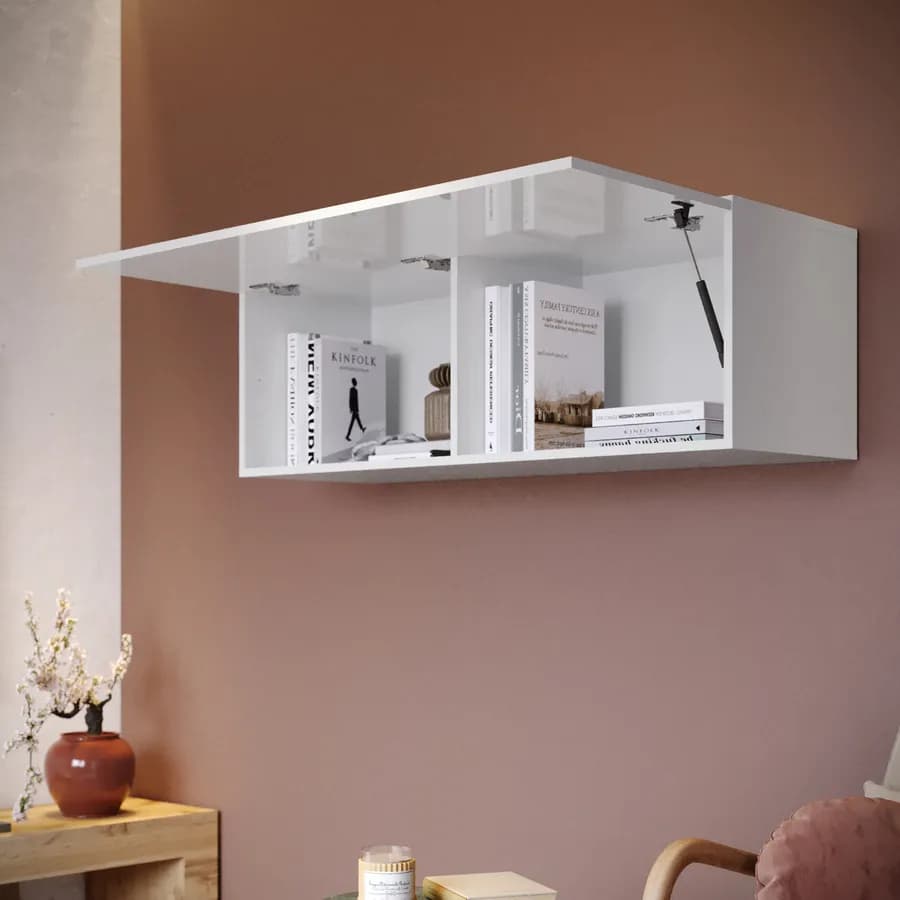 Pensile vasistas 120x40h cm bianco lucido - Kayros