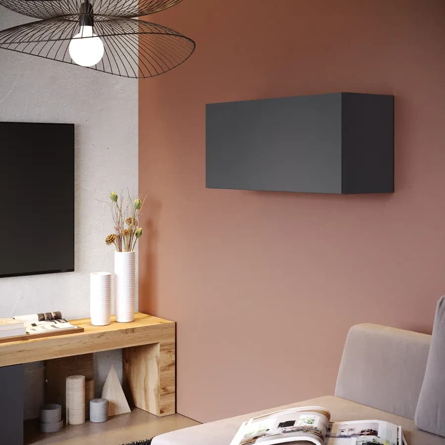 Pensile vasistas 90x40h cm antracite opaco - Kayros
